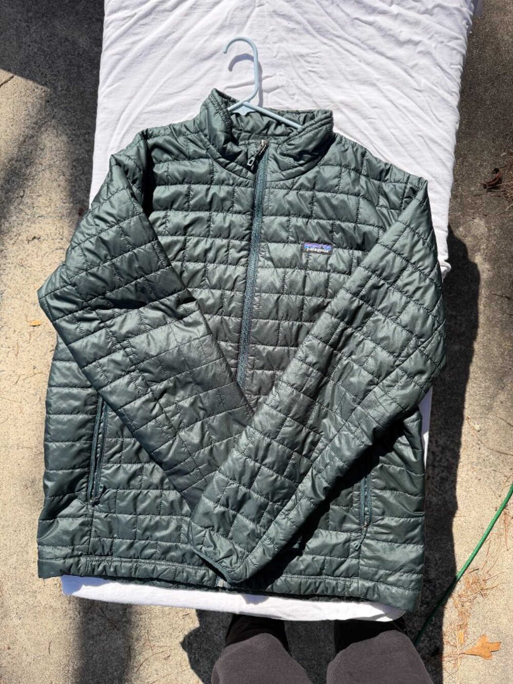 Patagonia Mens Nano puff jacket CONIFER GREEN XXL coat puffer